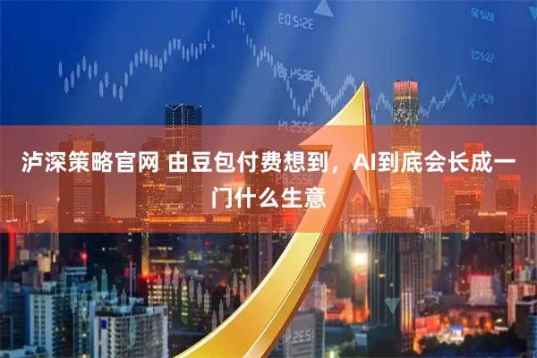 泸深策略官网 由豆包付费想到，AI到底会长成一门什么生意